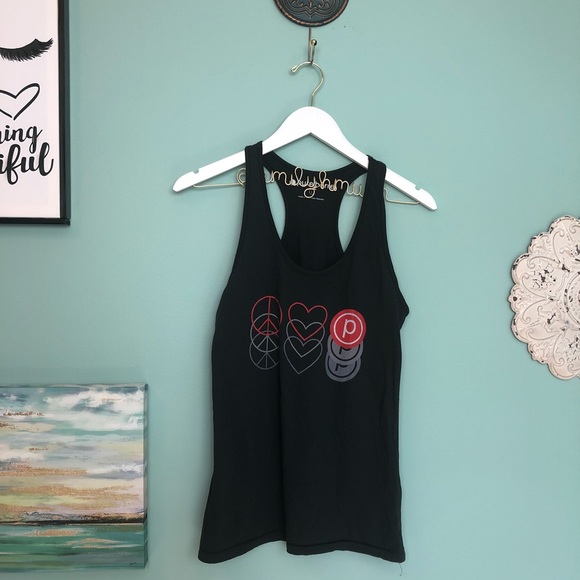 Pure Barre Tops - Pure Barre Peace Love and Barre Tank Top L D3